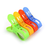 Cloth Clip Plastic 4Pcs - Multi Color, Outdoor Accessories, Chase Value, Chase Value