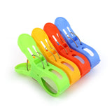 Cloth Clip Plastic 4Pcs - Multi Color, Outdoor Accessories, Chase Value, Chase Value