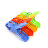 Cloth Clip Plastic 4Pcs - Multi Color, Outdoor Accessories, Chase Value, Chase Value