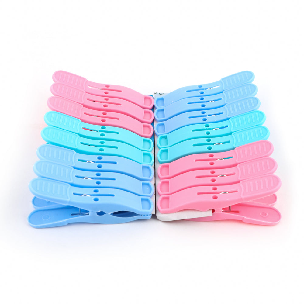 Cloth Clip 16Pcs - Multi Color, Outdoor Accessories, Chase Value, Chase Value