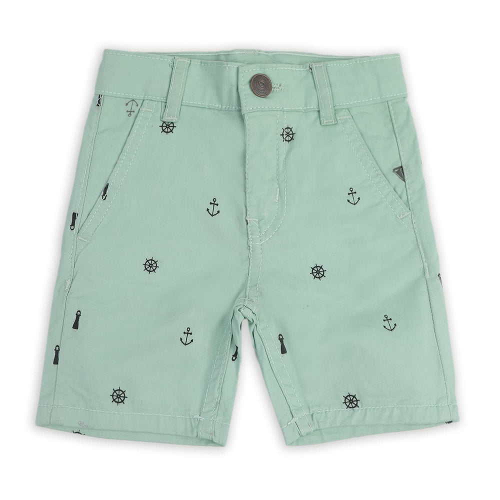 Boys Cotton Short - Light Green, Boys Shorts, Chase Value, Chase Value