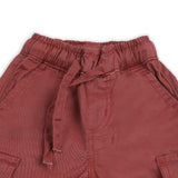Boys Cotton Short - Rust, Boys Shorts, Chase Value, Chase Value