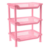 3 Tier Plastic Shelving Unit Storage Organizer Rack, Dish Rack, Chase Value, Chase Value