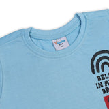 Boys Half Sleeves T-Shirt - Sky Blue, Boys T-Shirts, Chase Value, Chase Value