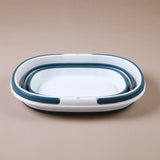 Silicon Folding Basket - Steel Green, Basket, Chase Value, Chase Value