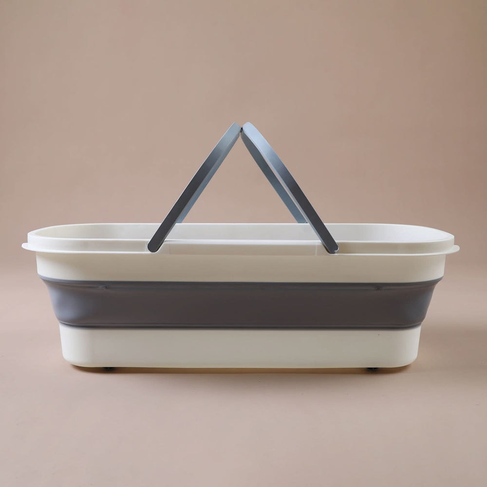 Silicon Folding Basket - Off White, Basket, Chase Value, Chase Value