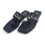 Women's Kolhapuri Slipper - Navy Blue, Women Slippers, Chase Value, Chase Value