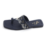 Women's Kolhapuri Slipper - Navy Blue, Women Slippers, Chase Value, Chase Value