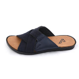 Valuable Cross-Strap Casual Slippers 811/M283 - Blue, Men's Slippers, Chase Value, Chase Value
