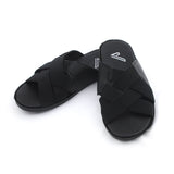 Valuable Cross-Strap Casual Slippers 811/M283 - Black, Men's Slippers, Chase Value, Chase Value