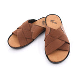 Valuable Cross-Strap Casual Slippers 811/M283 - Mustard, Men's Slippers, Chase Value, Chase Value