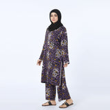 Women's Printed Co-Ord Set - Purple, Women Co-Ord Set, Chase Value, Chase Value