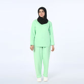 Women's 2Pcs Pajama Suit - Light Green, Women Two Piece Outfit, Chase Value, Chase Value