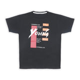 Men's Half Sleeves T-Shirt - Black, Men's T-Shirts & Polos, Chase Value, Chase Value