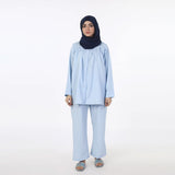 Women's Western Co-Ord Set Front Open - Sky Blue, Women Co-Ord Set, Chase Value, Chase Value