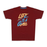 Men's Half Sleeves T-Shirt - Maroon, Men's T-Shirts & Polos, Chase Value, Chase Value