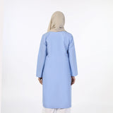 Women's Plain Stitched Kurti - Light Blue, Women Ready Kurtis, Chase Value, Chase Value