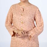 Women's Stitched 2Pcs Suit - Beige, Women Shalwar Suits, Chase Value, Chase Value