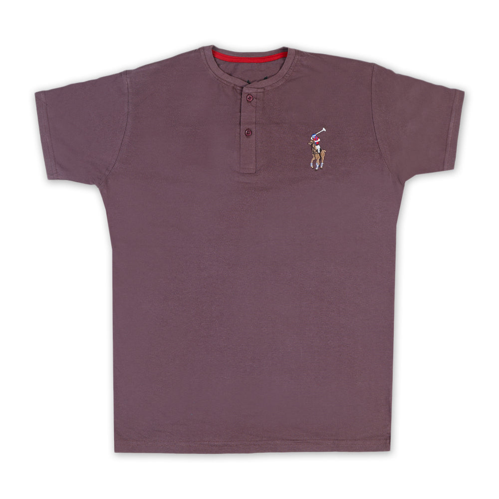 Men's Half sleeves T-Shirt - Light Maroon, Men's T-Shirts & Polos, Chase Value, Chase Value