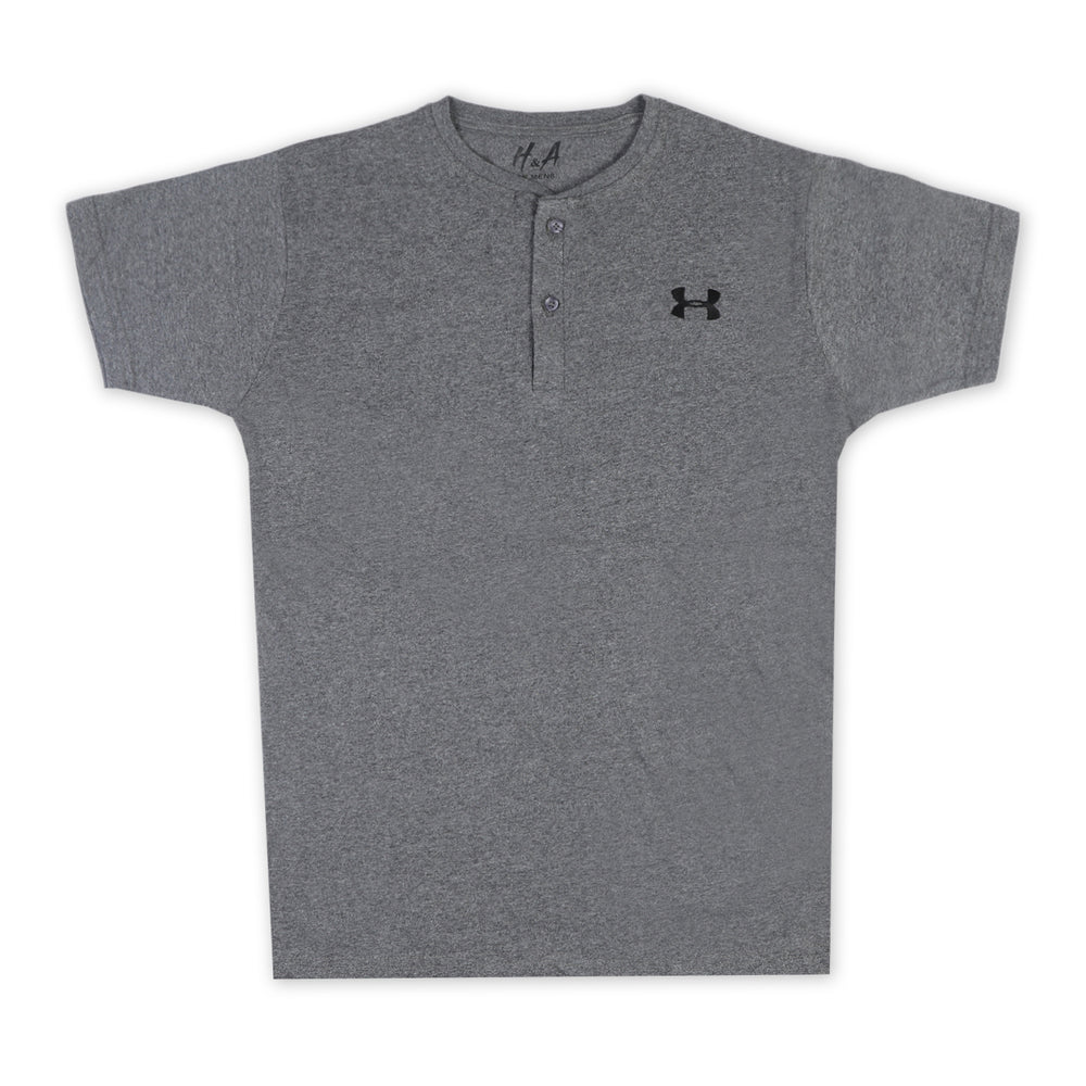 Men's Half sleeves T-Shirt - Dark Grey, Men's T-Shirts & Polos, Chase Value, Chase Value