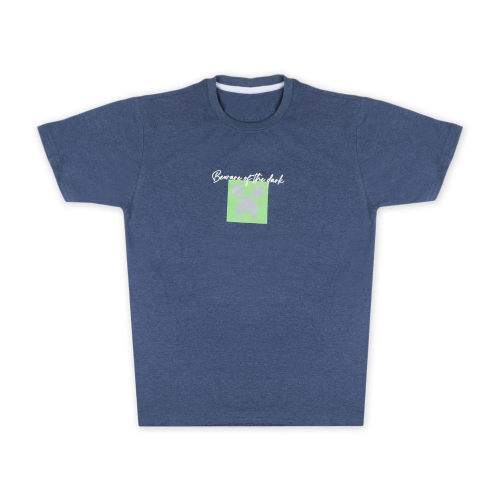 Men's Half Sleeves T-Shirt - Steel Blue, Men's T-Shirts & Polos, Chase Value, Chase Value