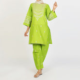 Women's Fancy 2Pcs Suit - Light Green, Women Shalwar Suits, Chase Value, Chase Value
