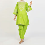 Women's Fancy 2Pcs Suit - Light Green, Women Shalwar Suits, Chase Value, Chase Value