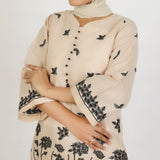 Women's Dorya 2Pcs Suit - Beige, Women Shalwar Suits, Chase Value, Chase Value