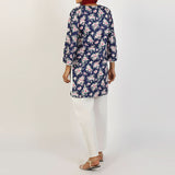 Women's Printed 2Pcs Suit - Blue, Women Shalwar Suits, Chase Value, Chase Value