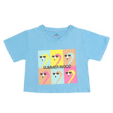 Eminent Girls Half Sleeves T-Shirt - Blue, Girls T-Shirts, Eminent, Chase Value