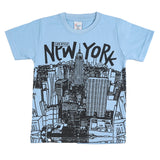 Boys Half Sleeves T-Shirt - Sky Blue, Boys T-Shirts, Chase Value, Chase Value