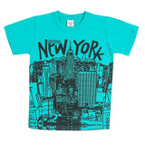 Boys Half Sleeves T-Shirt - Sea Green, Boys T-Shirts, Chase Value, Chase Value