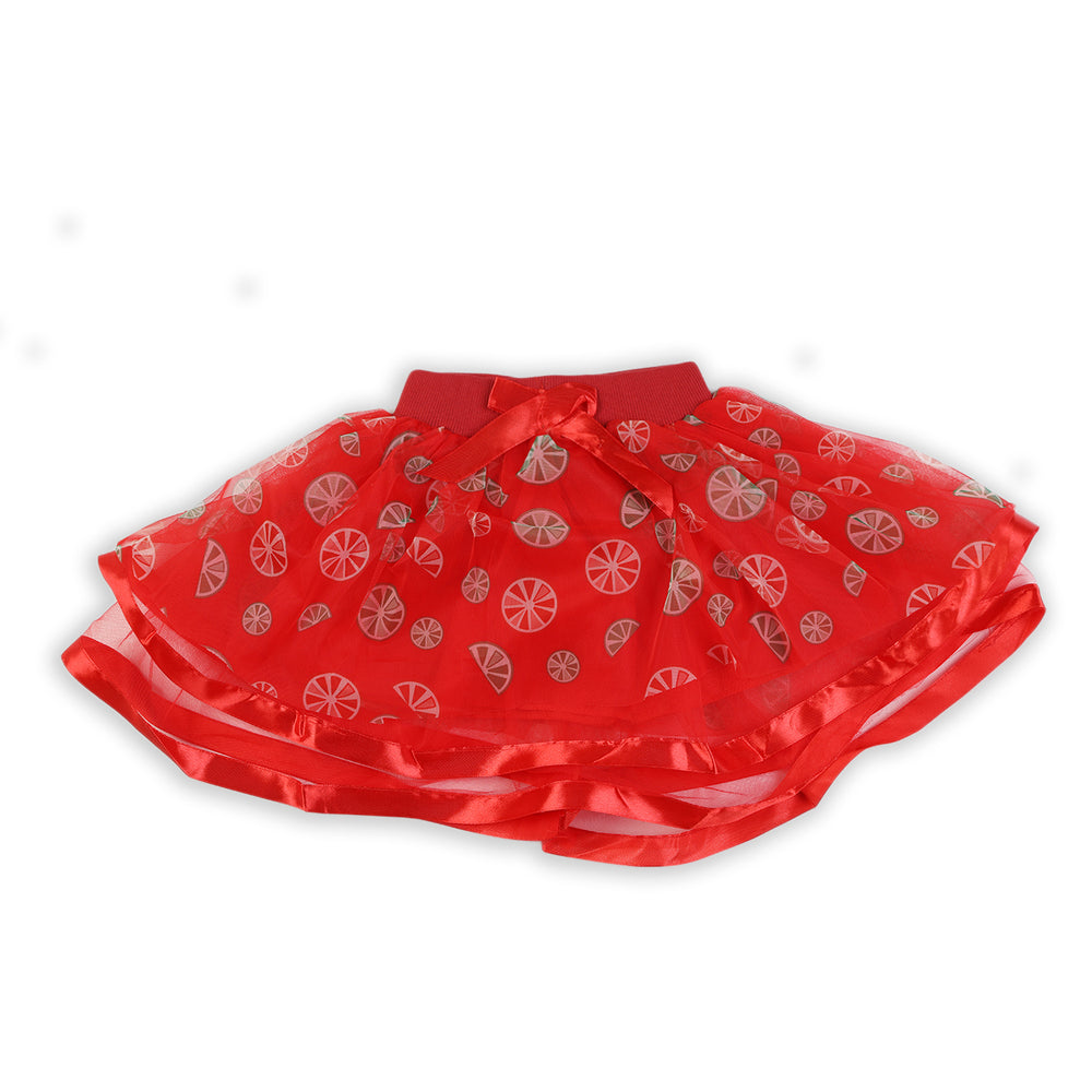 Girls Skirt - Red, Girls Shorts Skirts, Chase Value, Chase Value