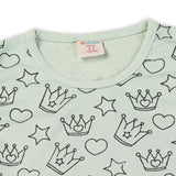 Girls Sando Suit - Cyan, Girls Suits, Chase Value, Chase Value