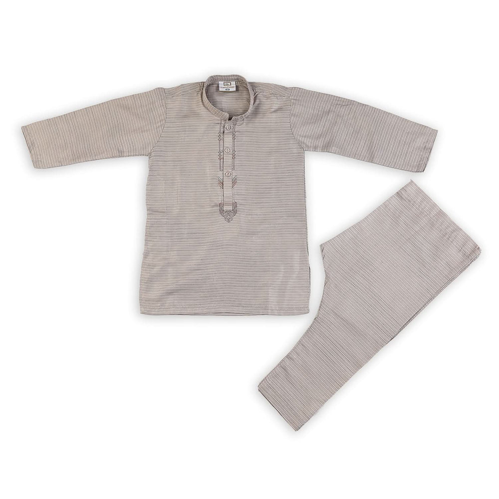Boys Embroidered Shalwar Suit - Peach, Boys Shalwar Kameez, Chase Value, Chase Value