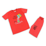 Girls Half Sleeves Suit - Orange, Girls Suits, Chase Value, Chase Value