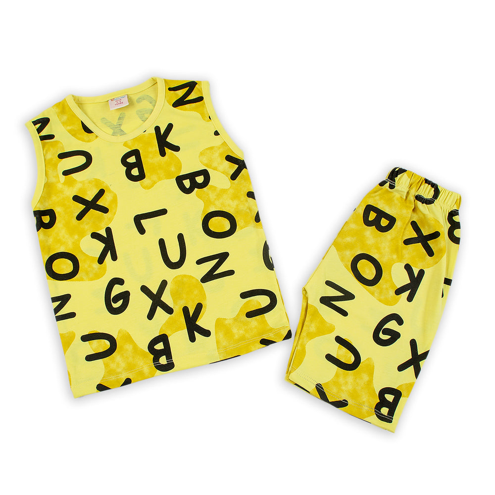 Girls Sando Suit - Yellow, Girls Suits, Chase Value, Chase Value