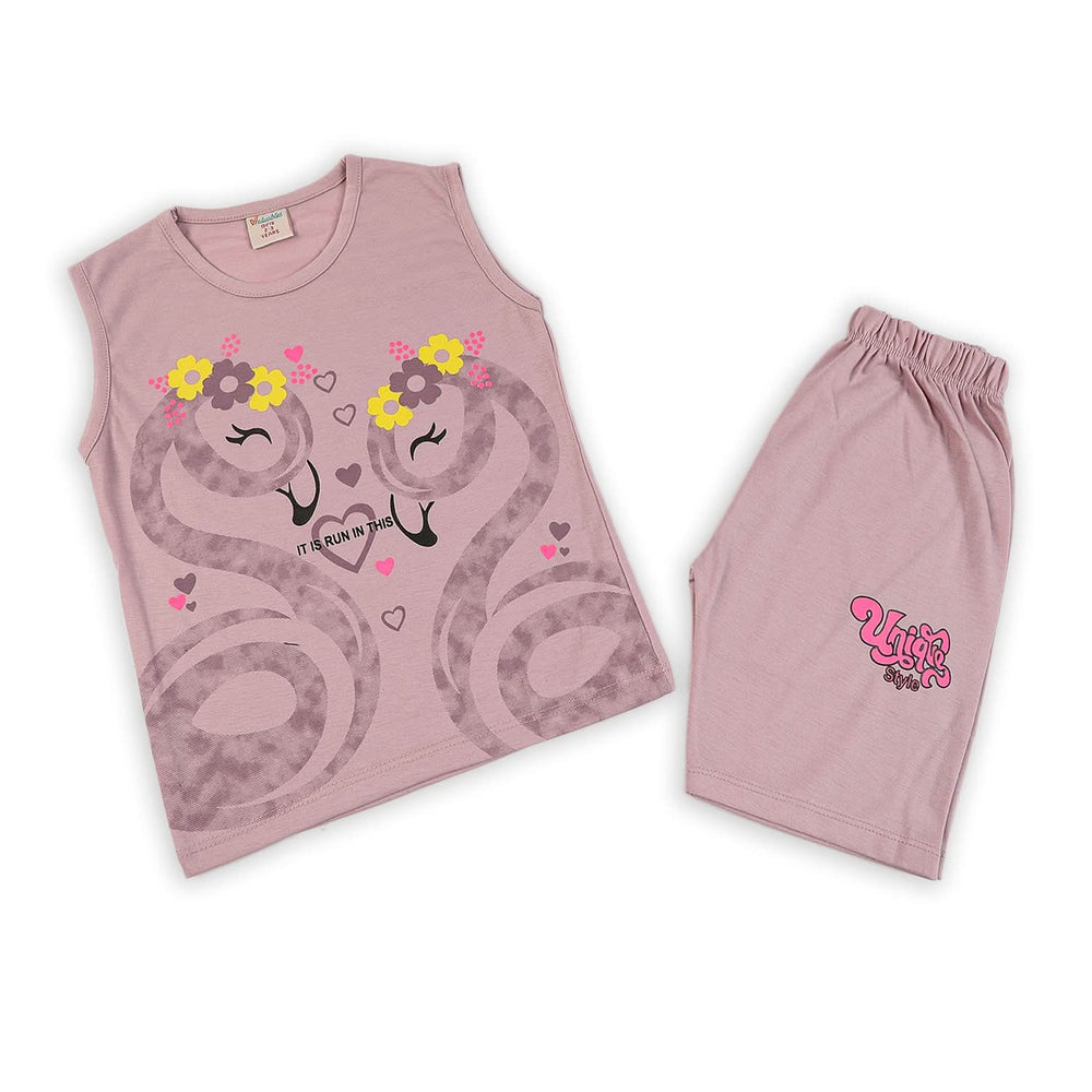 Girls Sando Suit - Light Purple, Girls Suits, Chase Value, Chase Value