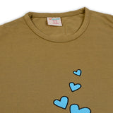 Girls Sando T-Shirt - Light Brown, Girls T-Shirts, Chase Value, Chase Value