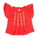 Eminent Newborn Girls Frock - Red, Newborn Girls Frocks, Eminent, Chase Value