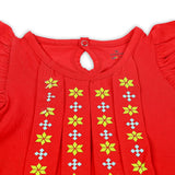 Eminent Newborn Girls Frock - Red, Newborn Girls Frocks, Eminent, Chase Value