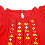 Eminent Newborn Girls Frock - Red, Newborn Girls Frocks, Eminent, Chase Value