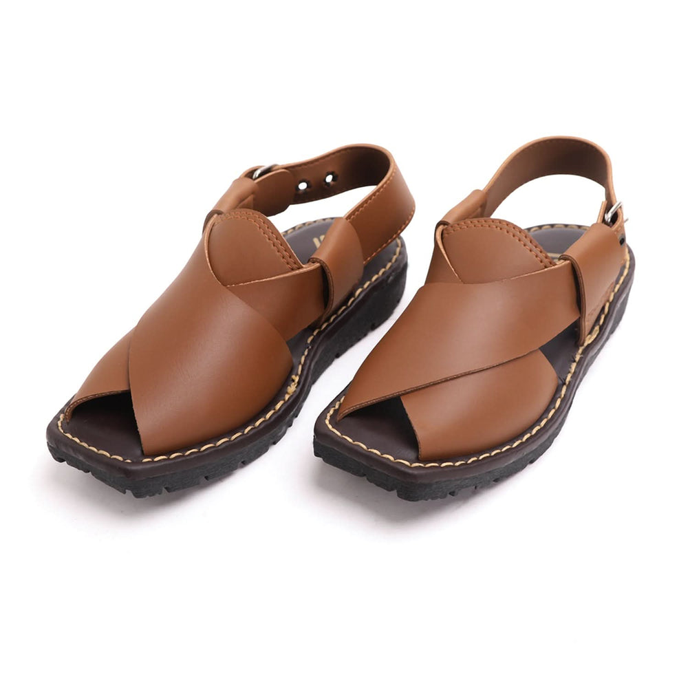 Boys Peshawari Sandal - Brown, Boys Sandals, Chase Value, Chase Value