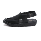 Boys Peshawari Sandal - Black, Boys Sandals, Chase Value, Chase Value