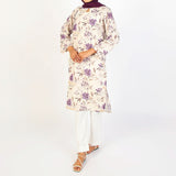 Women's Lawn Kurti - Purple, Women Ready Kurtis, Chase Value, Chase Value