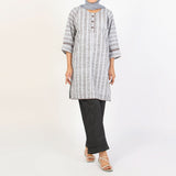 Women's Printed Kurti - Brown, Women Ready Kurtis, Chase Value, Chase Value
