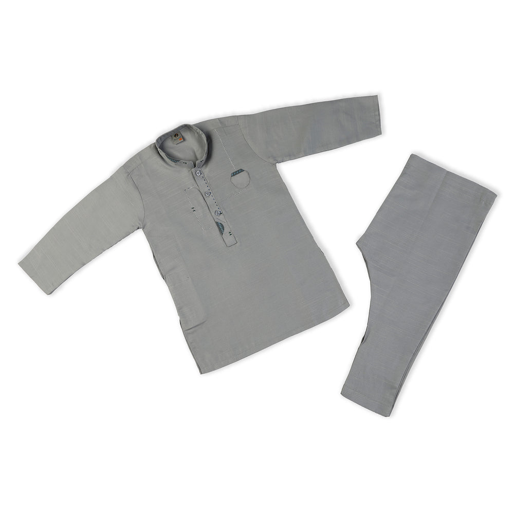 Boys Shalwar Suit - Light Grey, Boys Shalwar Kameez, Chase Value, Chase Value