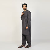 Eminent Men's Trim Fit Shalwar Suit - Grey, Men's Shalwar Kameez, Eminent, Chase Value