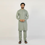 Eminent Men's Trim Fit Kurta Pajama - Mint Green, Men's Shalwar Kameez, Eminent, Chase Value