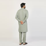 Eminent Men's Trim Fit Kurta Pajama - Mint Green, Men's Shalwar Kameez, Eminent, Chase Value